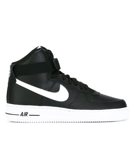 nike air force 1 high tops black