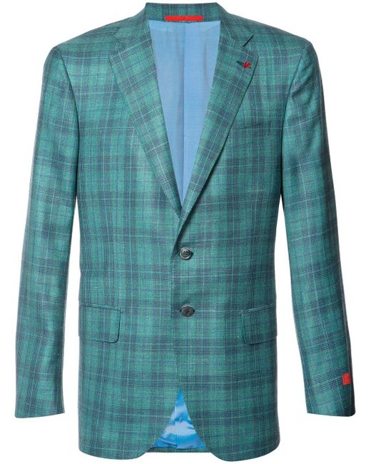 green blazer shirt combination