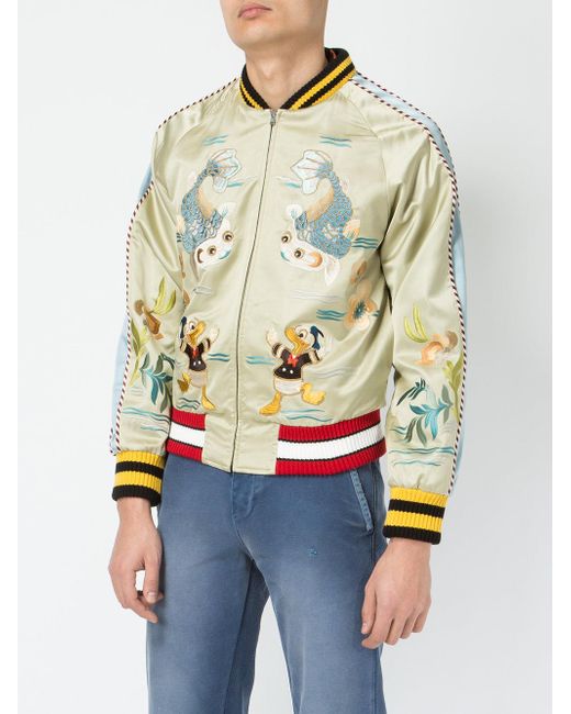 gucci donald duck bomber