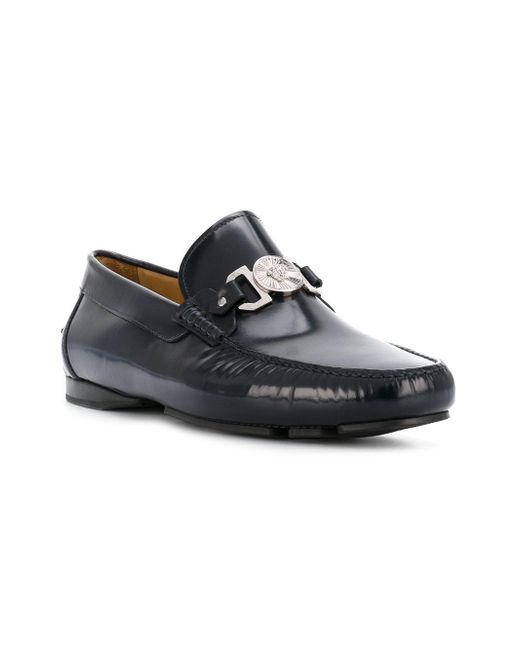versace loafers medusa versace medusa loafers in blue lyst versace loafers medusa versace medusa loafers in blue lyst
