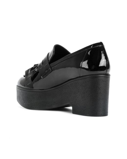 Robert clergerie Xock Platform Court Shoes in Black | Lyst