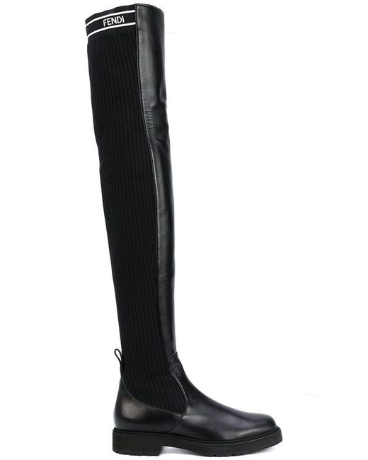 over the knee boots fendi