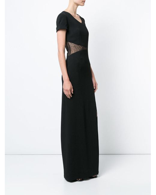 Lyst - Kimora lee simmons Lace Wrap Around Gown in Black