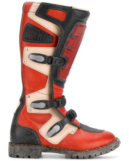 balenciaga motorcycle boots