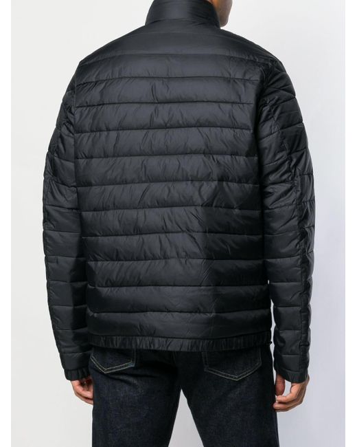 Barbour Short Puffer Jacket in Black for Men - Lyst