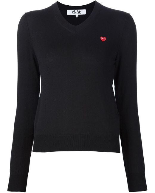 comme des garcons v neck sweater