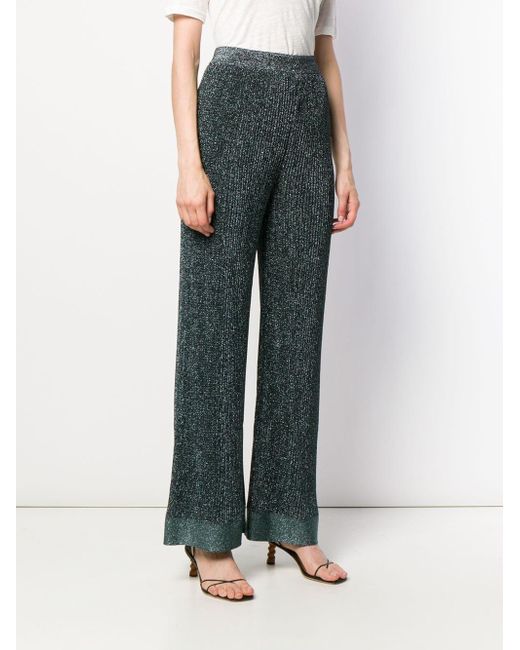 glitter palazzo trousers