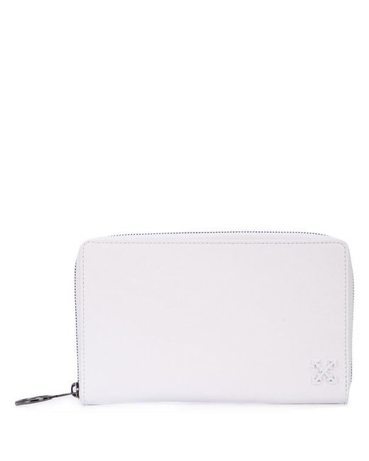 Off-White c/o Virgil Abloh White Leather Wallet Bag in White - Save 20% - Lyst