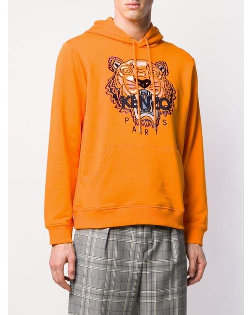 black and orange kenzo jumper