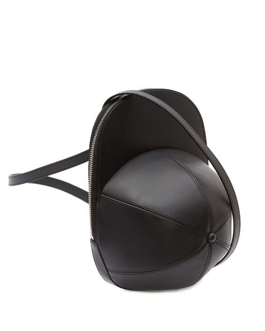 JW Anderson Leather Cap Bag in Black Lyst