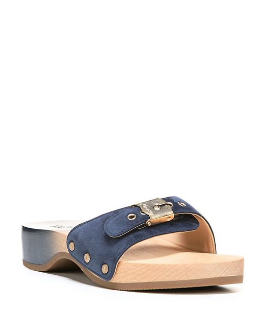 Dr. scholls Original Collection Suede Sandals in Blue (Navy Blue) Lyst
