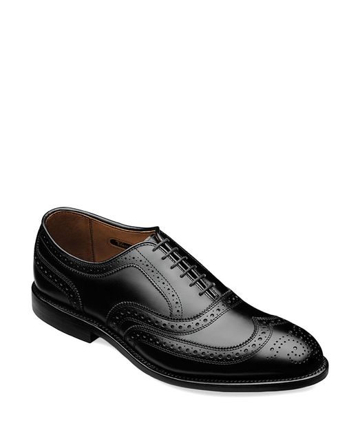 Allen edmonds Mcallister Leather Brogue Oxfords in Black for Men | Lyst
