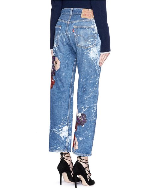 Rialto jean project One Of A Kind Hand-painted Cherry