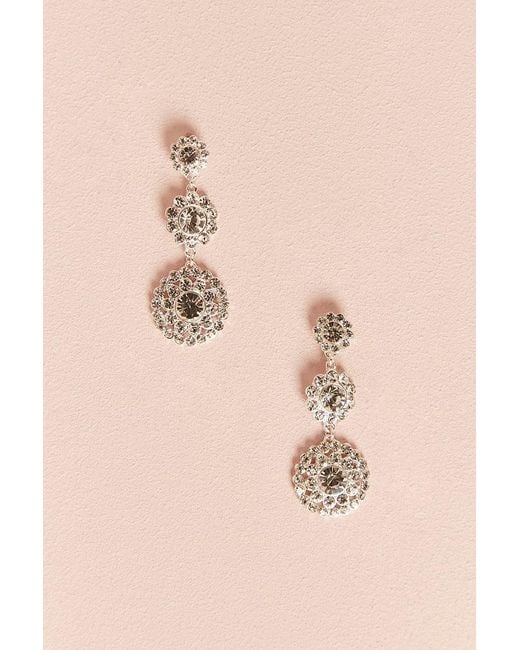 Lyst Forever 21 Faux Jewel Drop Earrings Forever 21 Multicolor Faux Jewel Drop Earrings Lyst