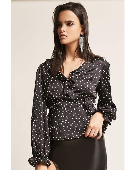 forever 21 satin shirt