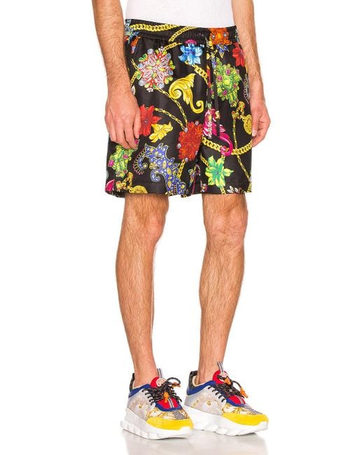 versace shorts and t shirt set