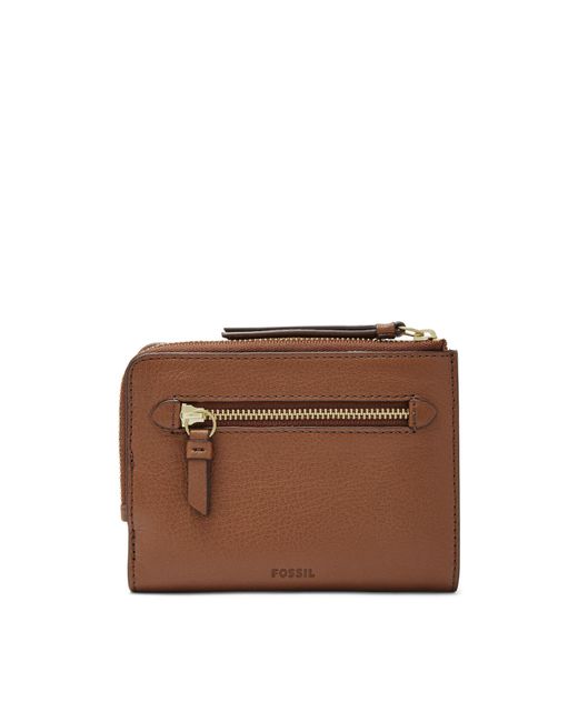 Fossil Fiona Multifunction Wallet Brown in Brown - Lyst