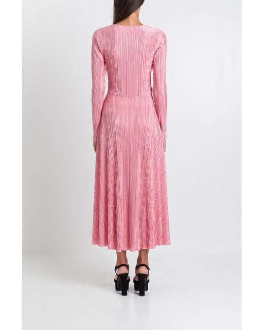 rotate birger christensen pink dress