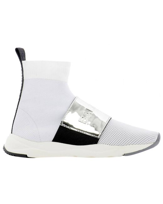 balmain white sneakers women's