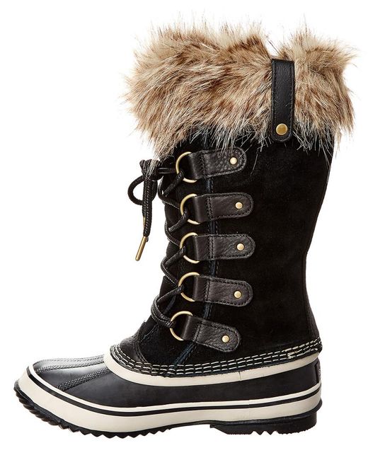 sorel joan of arctic boots black size 8