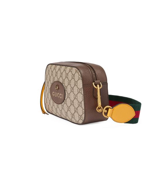 Lyst - Gucci GG Supreme Messenger Bag in Brown