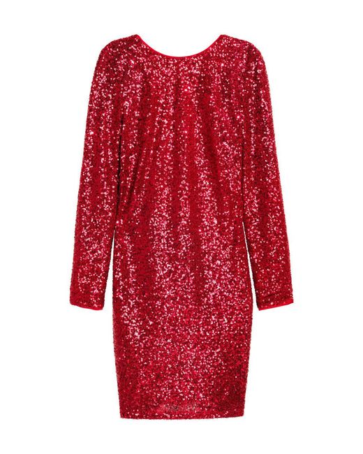 robe h&m sequin