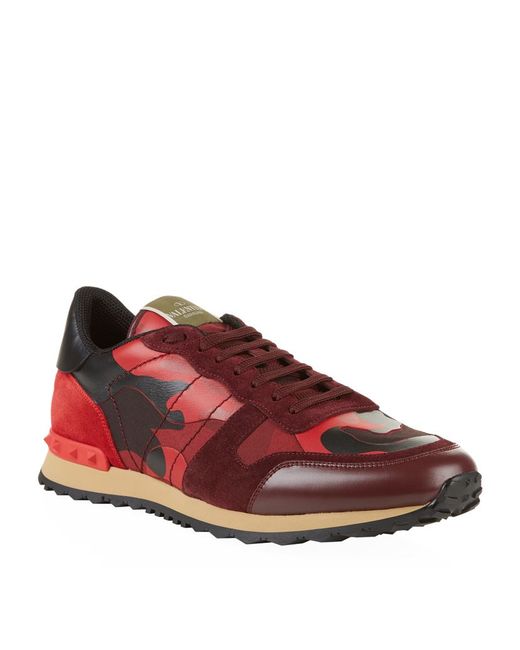 valentino trainers camo womens