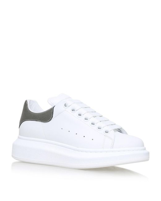 Lyst - Alexander McQueen Extended Sole Sneakers With Contrasting Heel ...