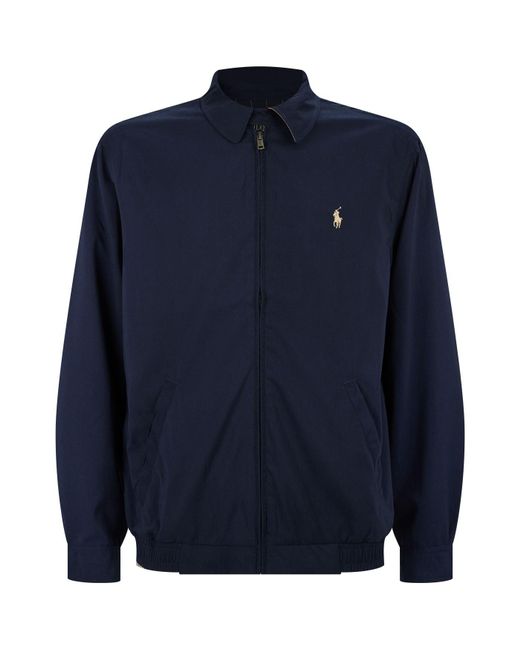 Polo Ralph Lauren Harrington Jacket in Blue for Men - Lyst