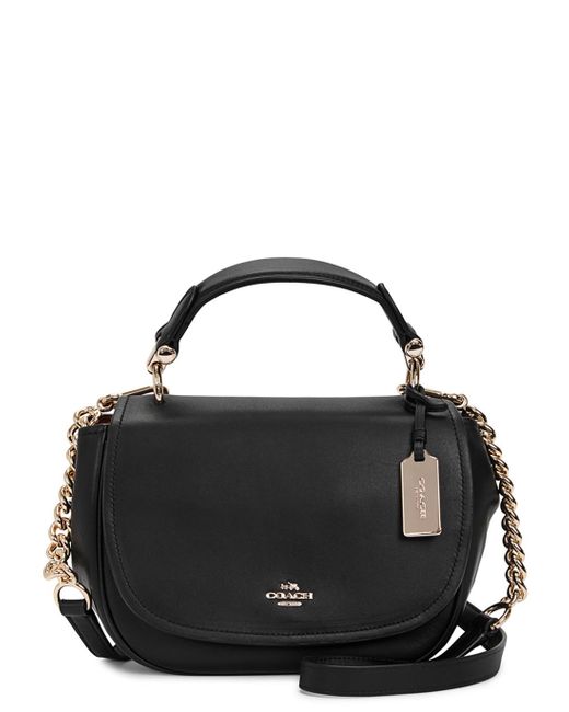 Coach Nomad Small Black Leather Cross-body Bag in Black | Lyst