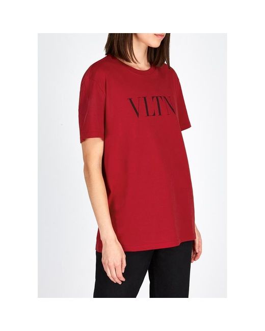 vltn red t shirt