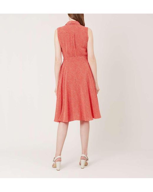 Lyst - Hobbs Belinda Dress in Red