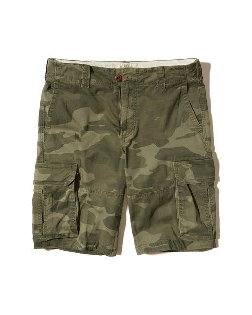 Hollister Cali Longboard Cargo Fit Shorts in Green for Men | Lyst