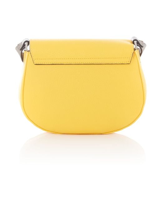 yellow calvin klein crossbody bag