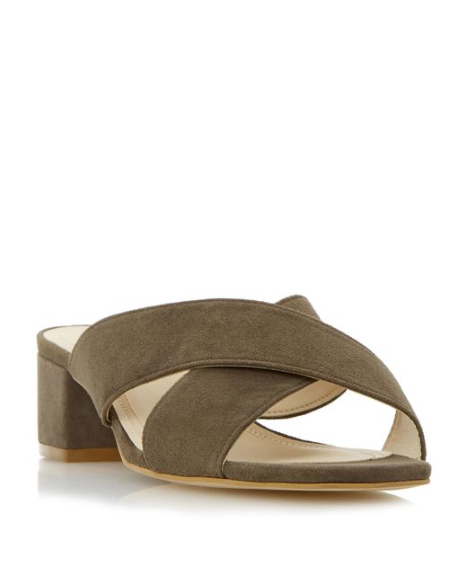 dune quilted mules