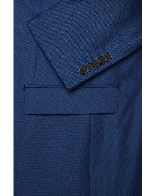 Boss 't-harvers/glover' | Slim Fit, Super 150 Italian Virgin Wool Suit in Blue for Men | Lyst