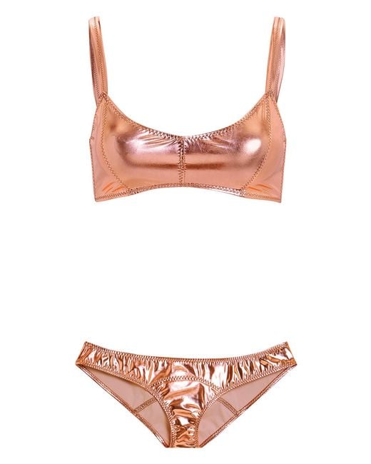 rose gold bikini set