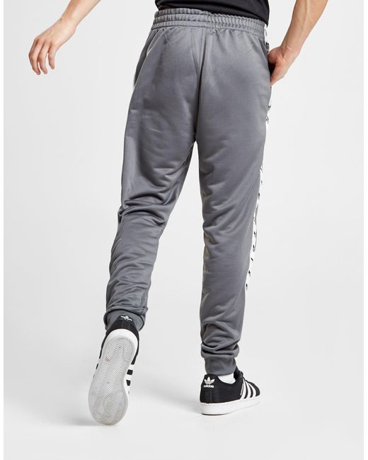 Lyst - Adidas Originals Tape Poly Track Pants in Gray for Men