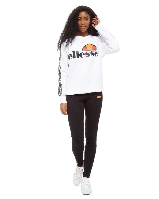 ellesse white track pants