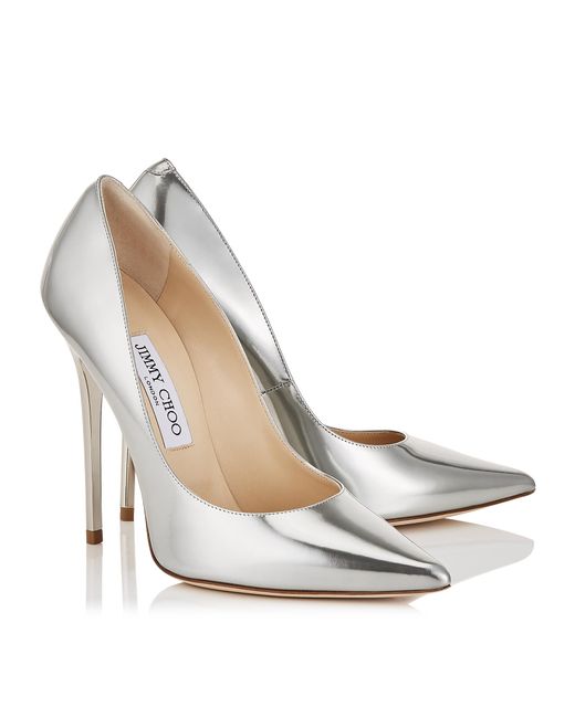 silver jimmy choo shoes
