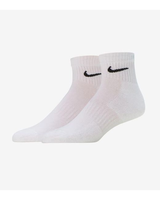 Nike Everyday Ankle 6pk Socks in White for Men - Lyst