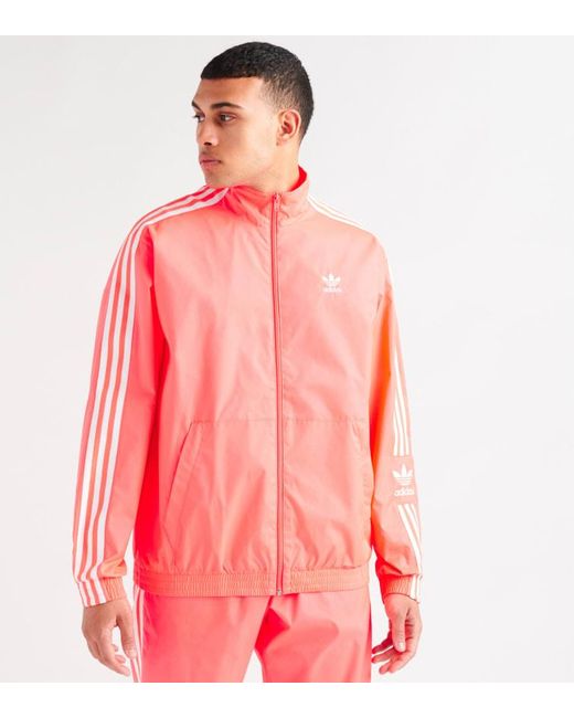 pink adidas jacket mens
