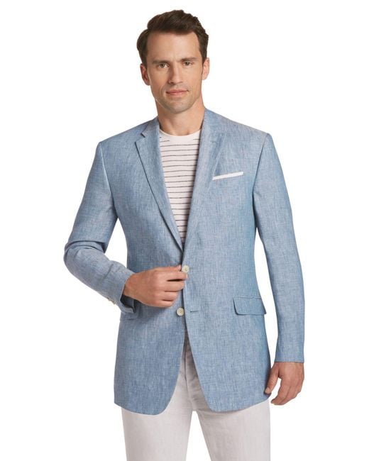 Lyst - Jos. a. bank 1905 Collection Tailored Fit Chambray Sportcoat in ...
