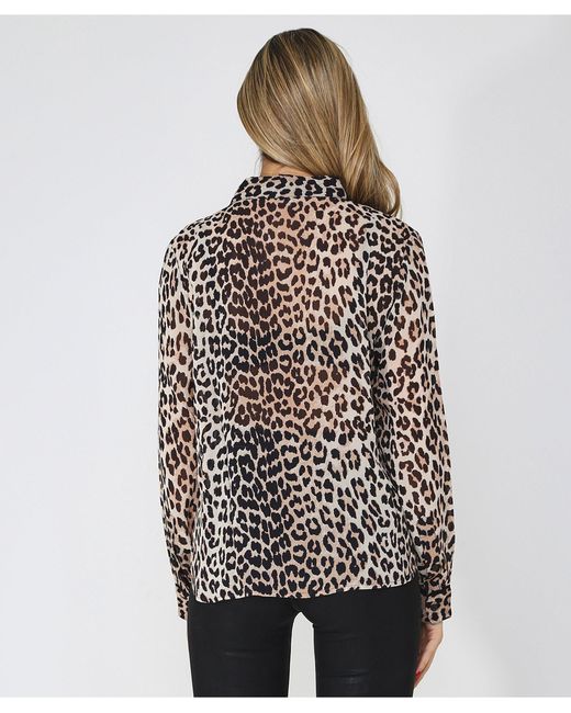 ganni georgette blouse