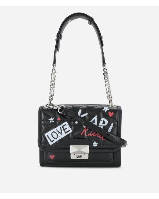 karl lagerfeld graffiti tote bag