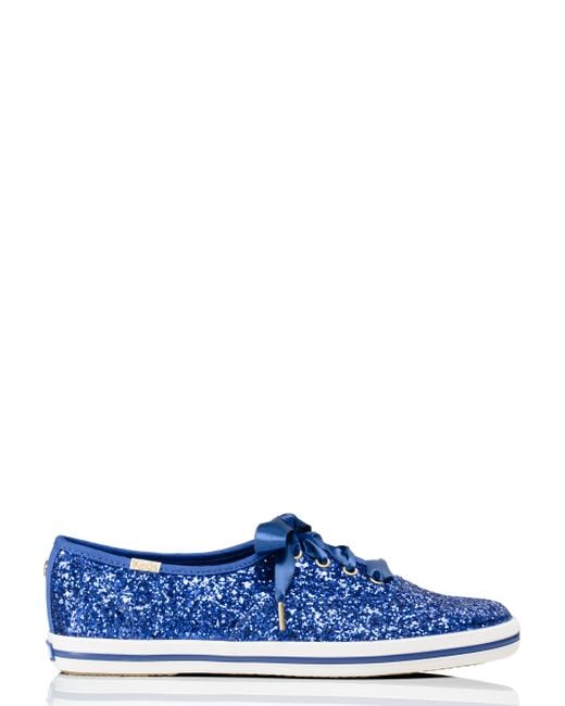 Kate spade Keds For Glitter Sneakers in Blue Lyst