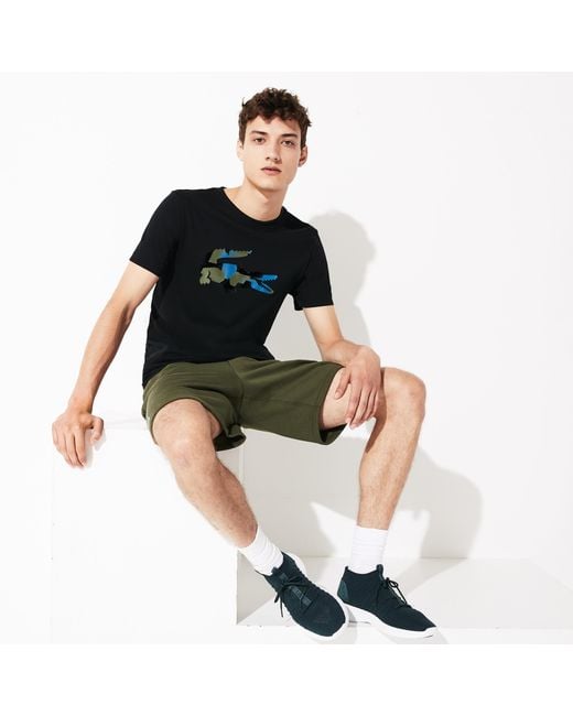 lacoste camo t shirt