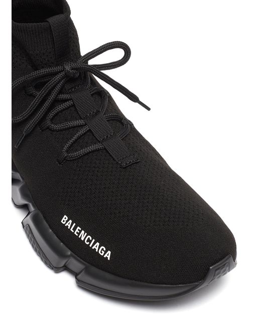 mens balenciaga speed lace up