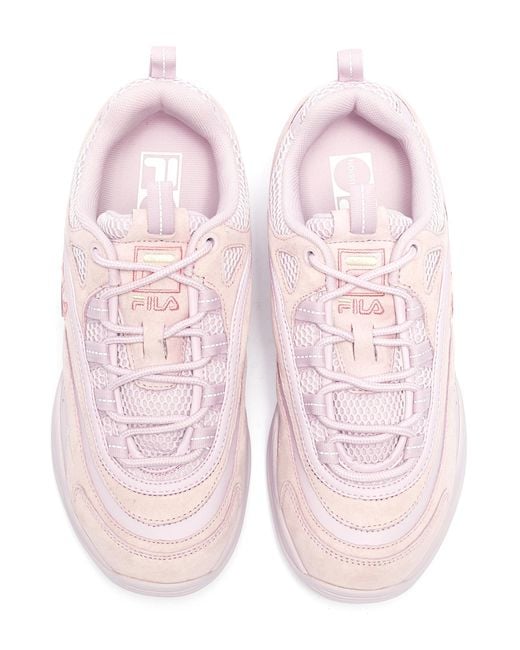 fila ray holographic pink