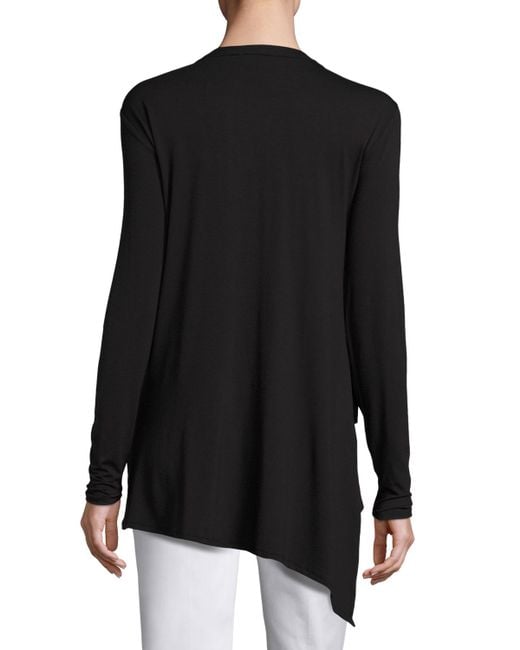 joan vass black tunic